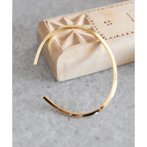 バングル SENTI センティ / TRIANGULAR FINE BANGLE シルバー925トライアングル細バングル ゴールド / 4098