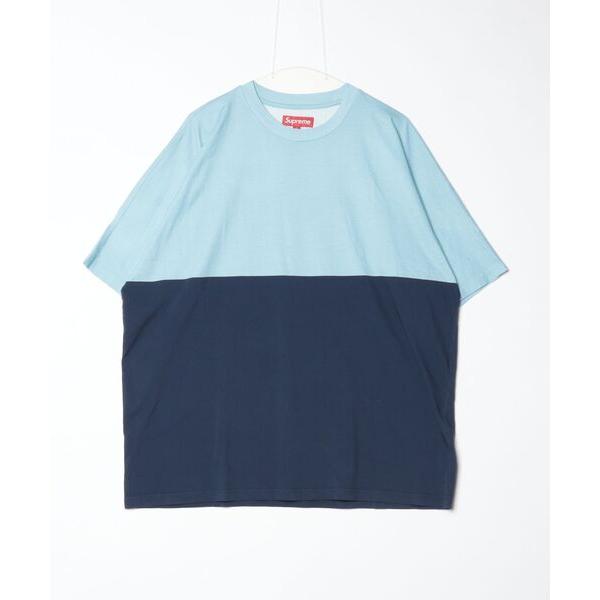 「Supreme」 Split S/S Top 半袖Tシャツ X-LARGE ブルー メンズ