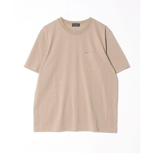 「MACBETH」 半袖Tシャツ L ベージュ メンズ