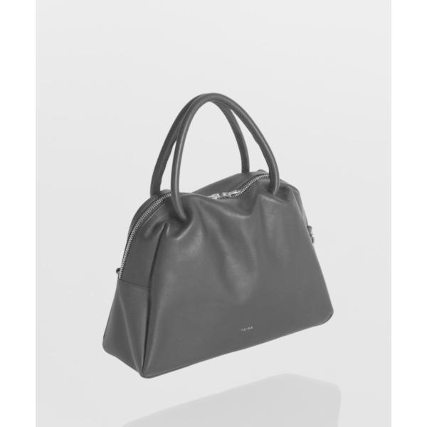 ハンドバッグ 「YArKA/ヤーカ」real leather sharp ＆ soft mix nuance boston bag M 「sas2」 / 直曲線のニュアンスボストンバッグ