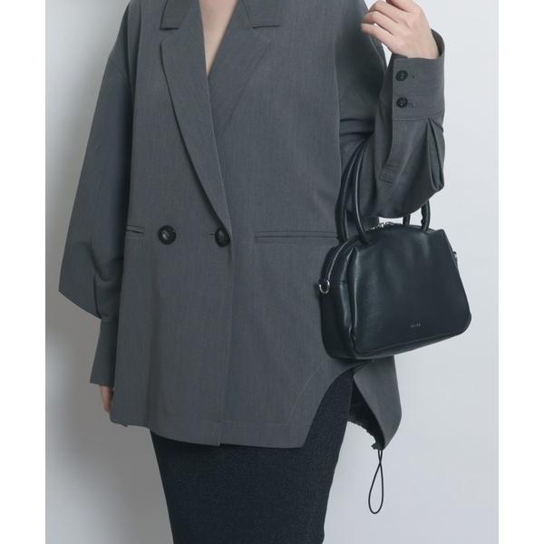 ショルダーバッグ バッグ 「YArKA/ヤーカ」real leather sharp ＆ soft mix nuance boston bag S 「sas1」 / 直曲線のニュアンスボストンバッグ