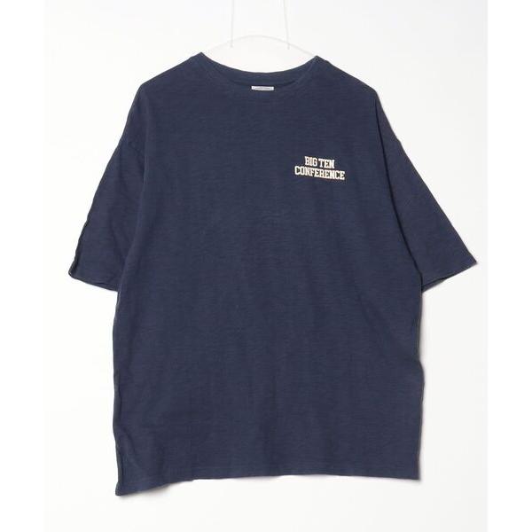 「Rodeo Crowns」 ワンポイント半袖Tシャツ FREE ネイビー メンズ