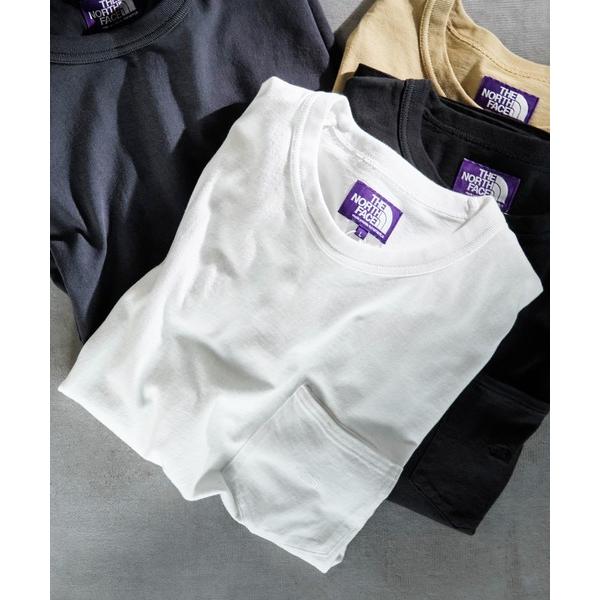 「THE NORTH FACE PURPLE LABEL」 半袖Tシャツ X-LARGE ホワイト メンズ