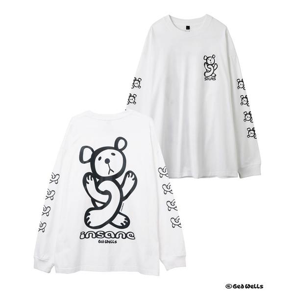 「SILAS」 長袖Tシャツ X-LARGE ホワイト メンズ