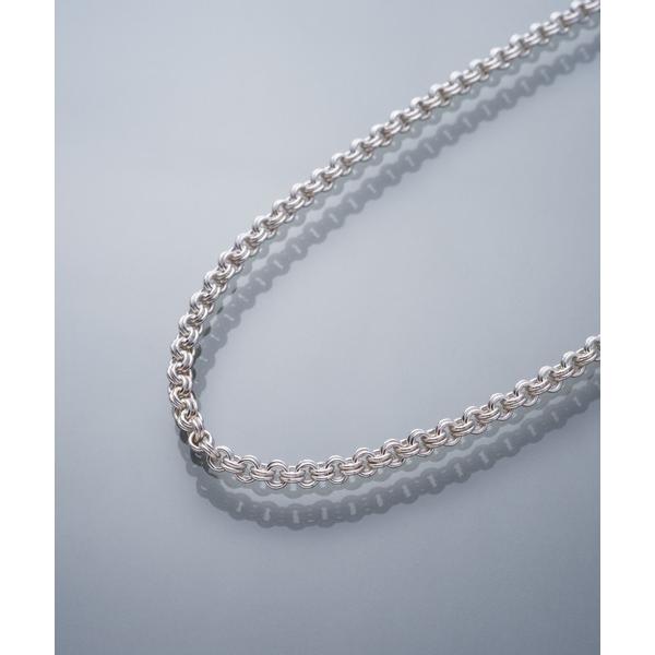 ネックレス 「YArKA/ヤーカ」narrow double ring structure necklace 「SICA13-50」 / 2重の小円ネックレス メンズ レディース