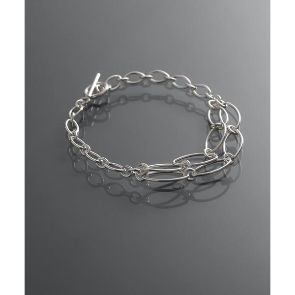 ブレスレット 「YArKA/ヤーカ」dual architect oval chain bracelet 「dudu2」 / 2ラインブレスレット メンズ レディース