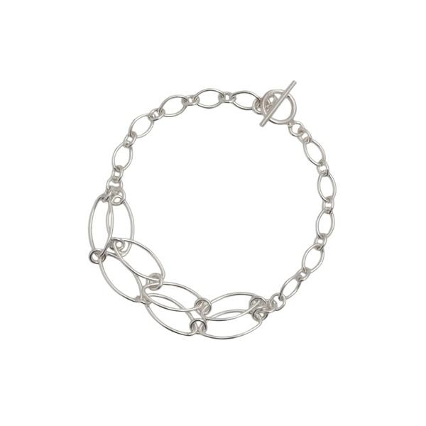 ブレスレット 「YArKA/ヤーカ」dual architect oval chain bracelet 「dudu2」 / 2ラインブレスレット メンズ レディース