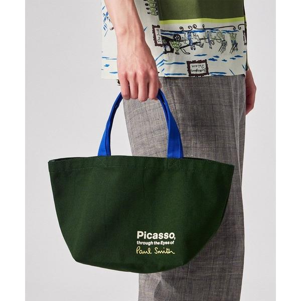 トートバッグ Picasso， through the Eyes of Paul Smith”　バイカラー トートバッグ 「263747 STOTE」 メンズ