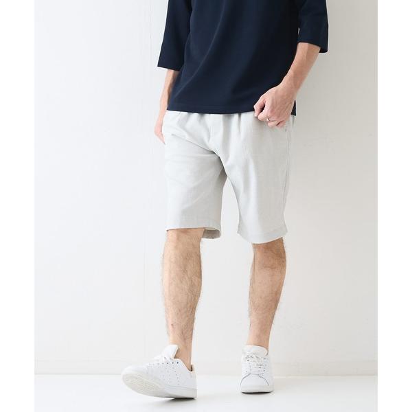 パンツ 「NATURAL STORY/ナチュラルストーリー」「通気性が良く清涼感のある履き心地」リネンタッチ ショートパンツ 快適素材 ドライタッチ 速乾 シャリパ…