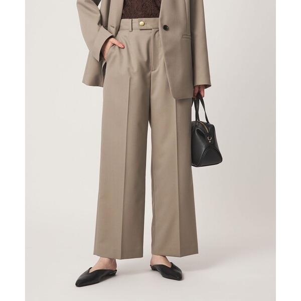 スラックス パンツ 「size SHORT/TALLあり」Greed グリード ストレート パンツ ウォッシャブル レディース
