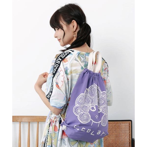 デイバック リュック 662446：スカラーちゃん ナップサック レディース