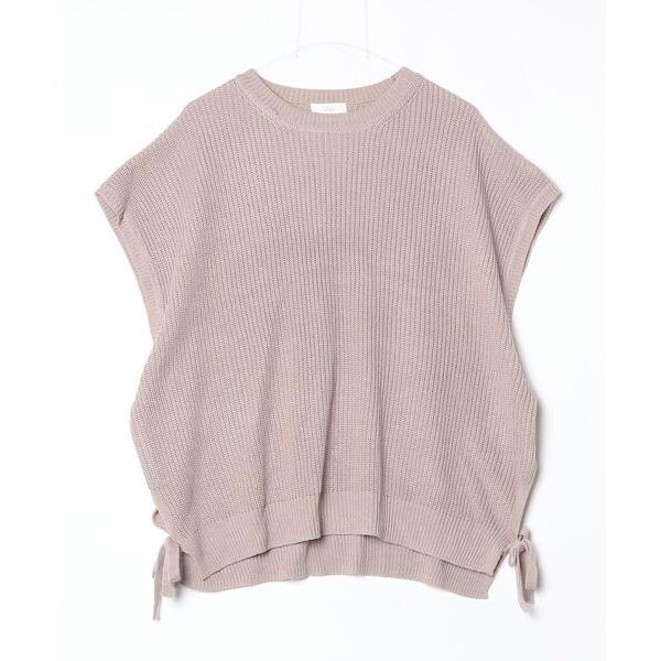 「LILL」 ノースリーブニット M ベージュ メンズ