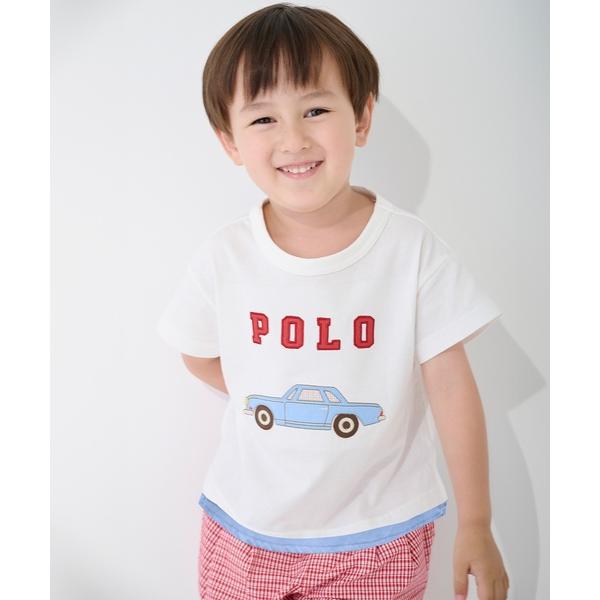 tシャツ 「POLO BCS」アップリケ半袖Tシャツ キッズ 子供服 男の子