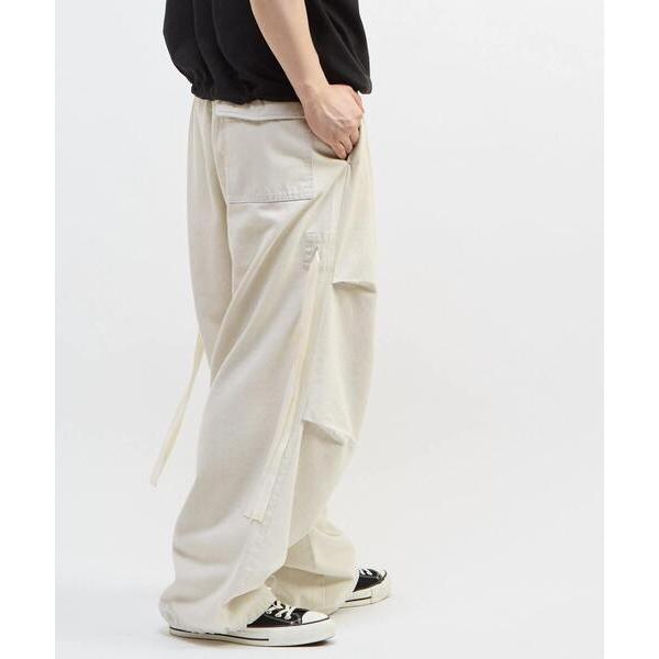 カーゴパンツ DENIM WIDE CARGO PANTS レディース メンズ