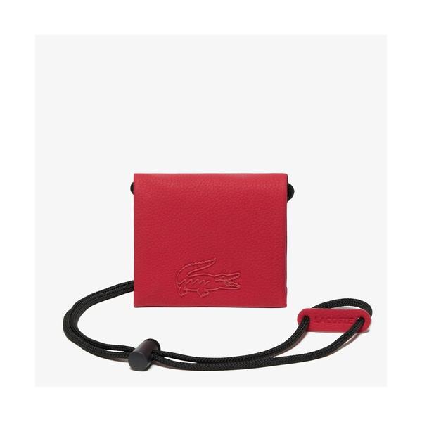 「LACOSTE」 財布 FREE レッド レディース
