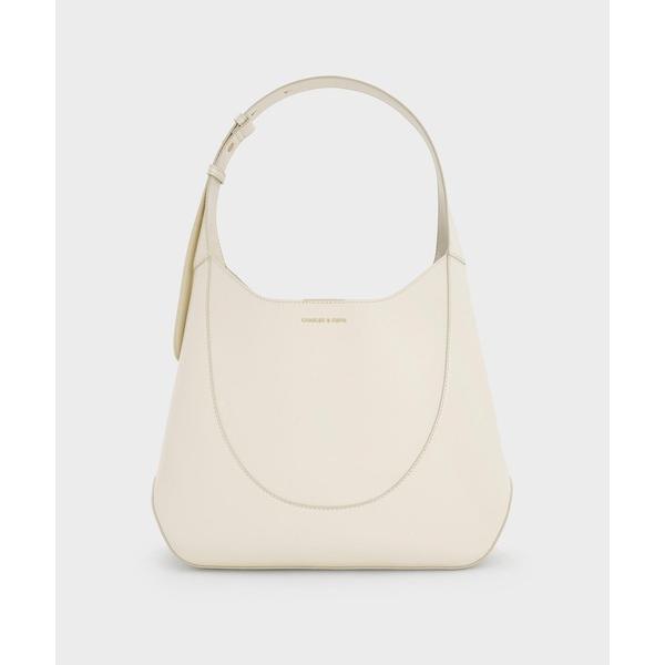 「CHARLES &amp; KEITH」 トートバッグ L クリーム レディース