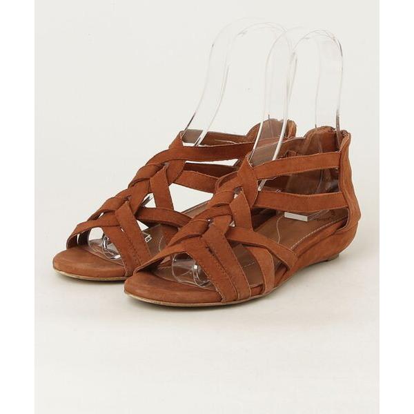 「Sara Jones」 フラットサンダル 37 ブラウン レディース
