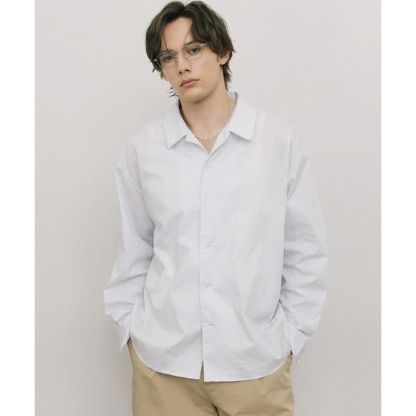 「LURAKU」 長袖シャツ LARGE ホワイト メンズ
