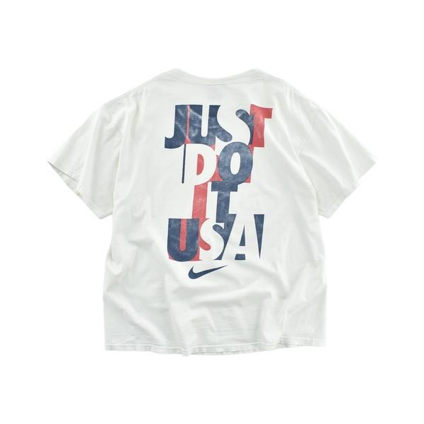 ナイキ nike tシャツ 「USED」90’s NIKE “JUST DO IT USA” ロゴ Tシャツ USA製 メンズ レディース