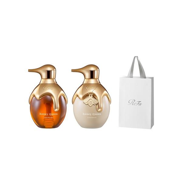 コスメセット コフレ リファ ReFa ハニークイーン シャンプー500mL ＆ トリートメント500g ＆ ショッパースリムMギフトセット