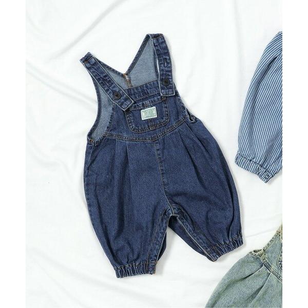 サロペット オーバーオール 「リンク」ベビーデニムオーバーオール キッズ 子供服 男の子 女の子