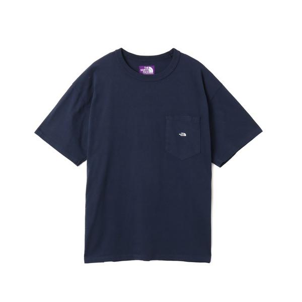 「THE NORTH FACE PURPLE LABEL」 半袖Tシャツ S ネイビー メンズ