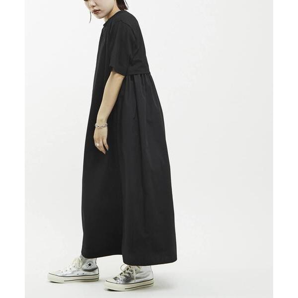 「CONVERSE TOKYO」 半袖ワンピース FREE ブラック レディース