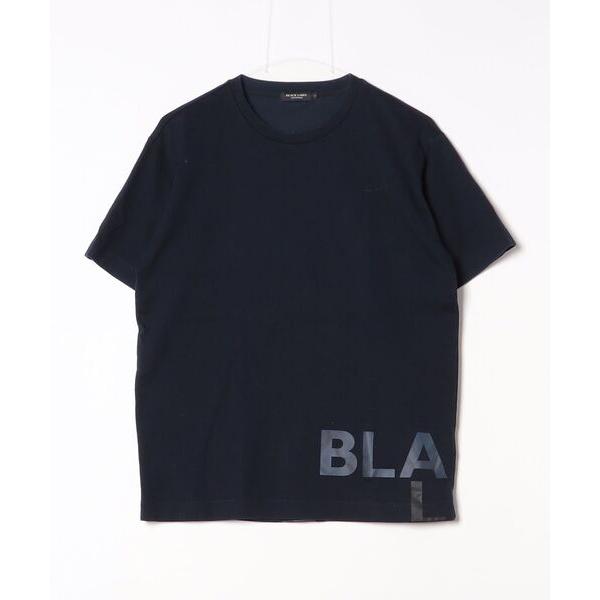 「BLACK LABEL CRESTBRIDGE」 半袖Tシャツ M ネイビー メンズ