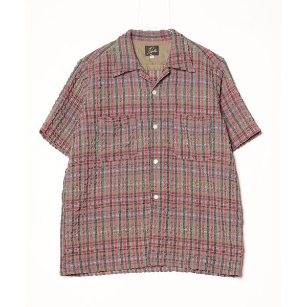 「Needles」 S/S One-Up シャツ S グリーン メンズ