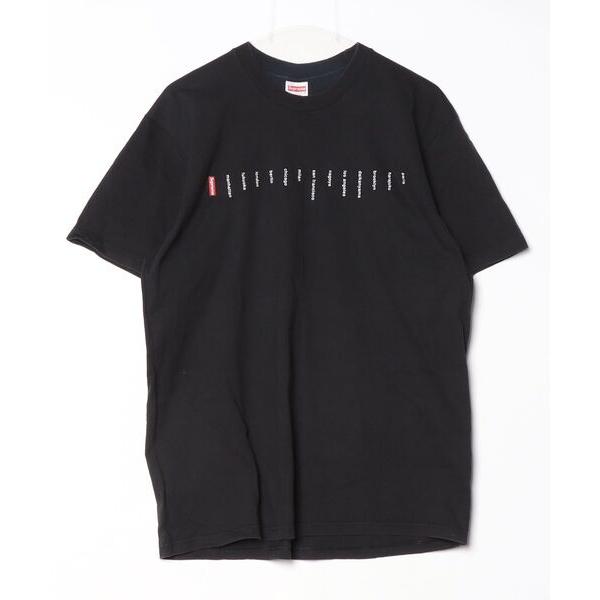 「Supreme」 半袖Tシャツ L ブラック メンズ