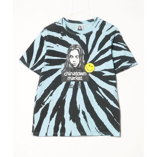 「X-girl」 半袖Tシャツ M ブルー レディース