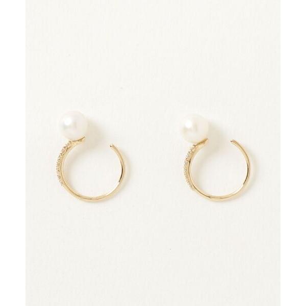 「anq.」 ピアス（両耳用） ONE SIZE イエローゴールド レディース