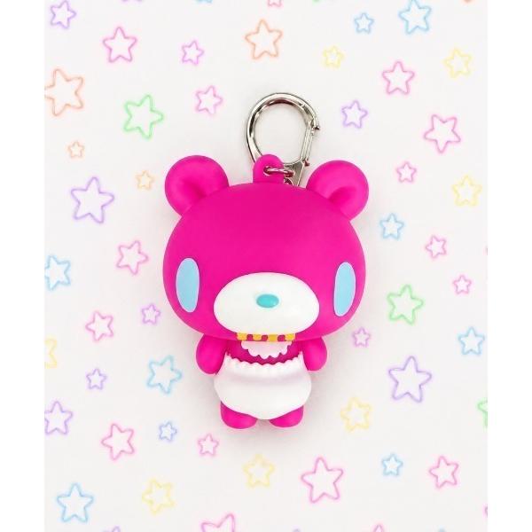 キーホルダー 「nini toys」「いたずらぐまのグル〜ミ〜」ベビーグルーミー/ソフビキーホルダー/サイバー