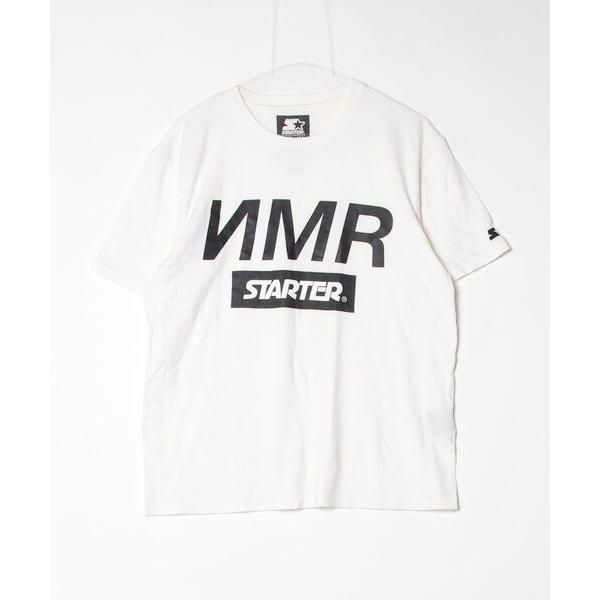 「NUMERALS」 半袖Tシャツ「STARTER BLACK LABELコラボ」 M ホワイト メンズ