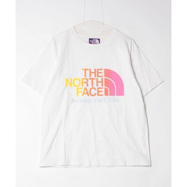 「THE NORTH FACE PURPLE LABEL」 半袖Tシャツ S ホワイト レディース