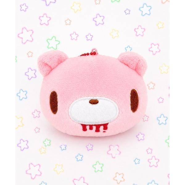 キーホルダー 「nini toys」「いたずらぐまのグル〜ミ〜」フェイスマスコットキーホルダー/ぬくいーず