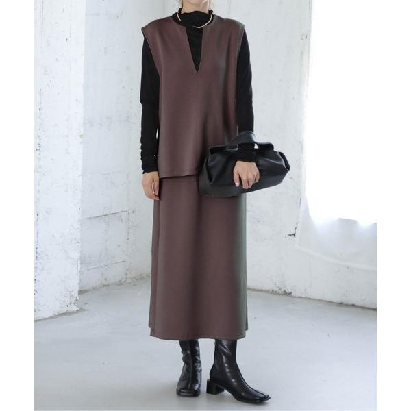 「AMELY」 「La-gemme」セットアップ M ブラウン レディース