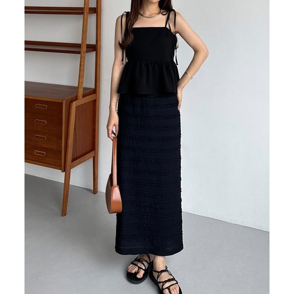 「callautia」 セットアップ MEDIUM ブラック レディース