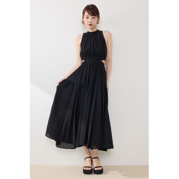「rienda」 ノースリーブワンピース SMALL ブラック レディース