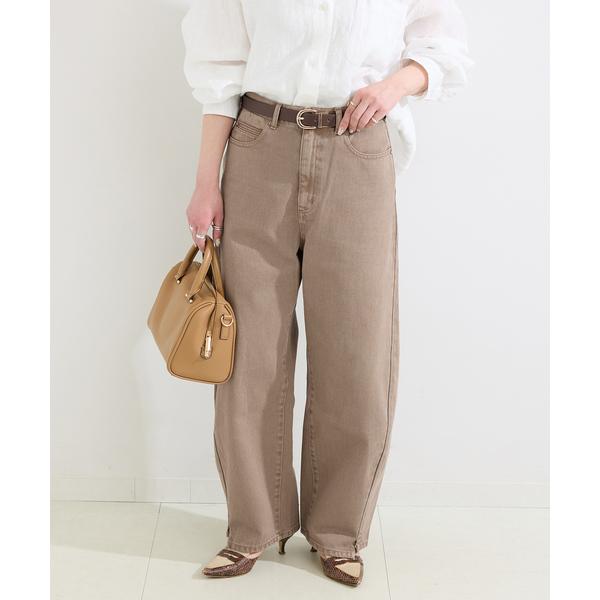 ワイドパンツ ジーンズ デニム デニムパンツ 「追加12」ウォッシャブル / DU JOUR / デュ ジュール BARREL BAGGY JEAN レディース