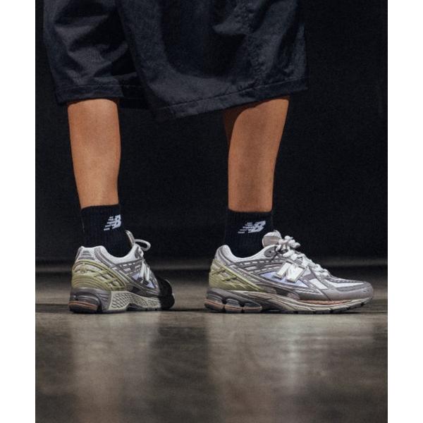 「New Balance」 ローカットスニーカー 26.5cm グレー メンズ