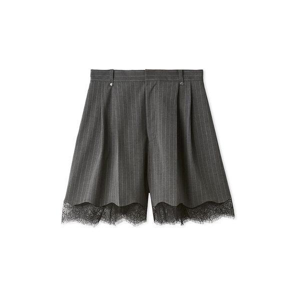 パンツ レーストリムショートパンツ レディース