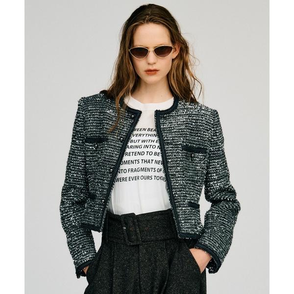 コート アウター 「2026Autumn Pre-Order」ツイードショートジャケット / Tweed Short Jacket レディース