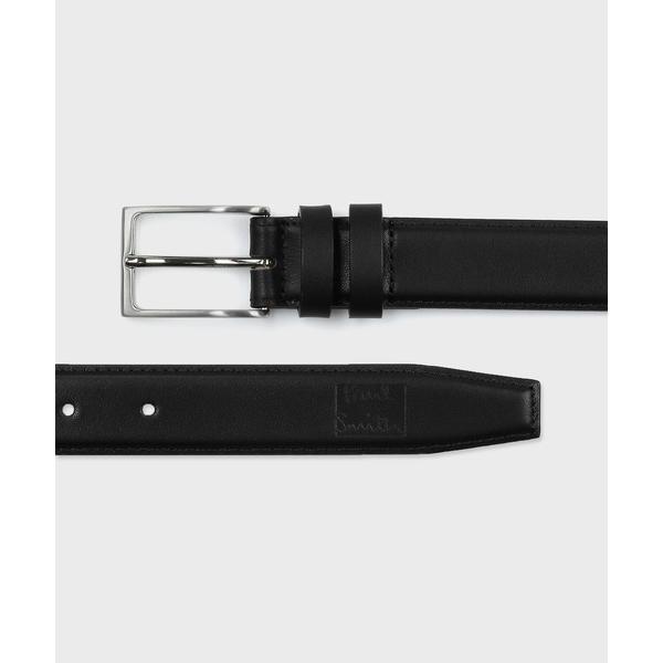 ベルト “Cropped Logo” ダブルループ レザーベルト「260704 CM」 メンズ