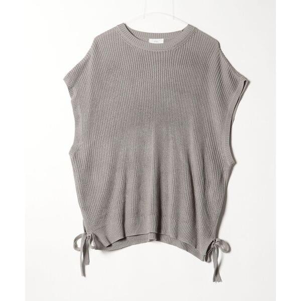 「LILL」 ノースリーブニット M グレー メンズ