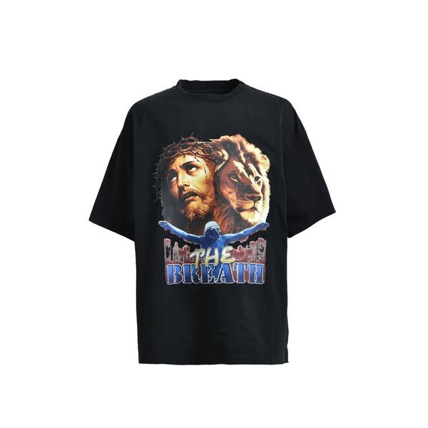「BREATH」 半袖Tシャツ LARGE ブラック メンズ