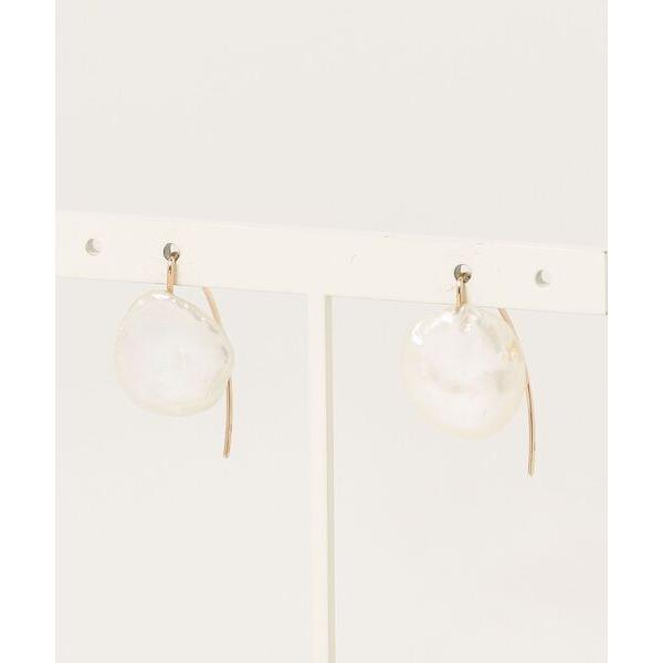 「anq.」 ピアス（両耳用） ONE SIZE ホワイト レディース
