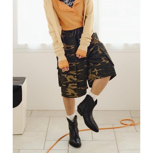 パンツ CREOLME/MILITARY CARGO SHORTS レディース