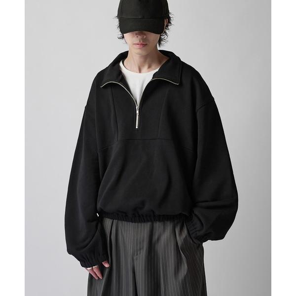 トレーナー スウェット 「Neucon」ANORAK OVER HALF-ZIP SWEAT / アノラックオーバーハーフジップスウェットプルオーバー / セットアップ対応 メンズ