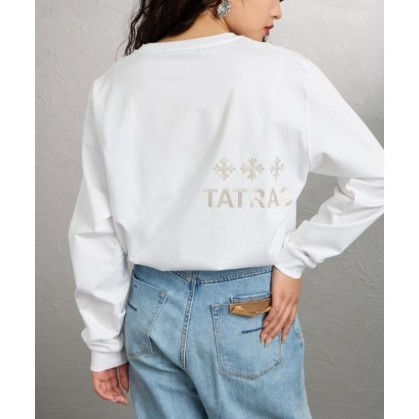 tシャツ 「TATRAS/タトラス」 BELECI バックロゴデザイン ロングスリーブTシャツ レディース メンズ